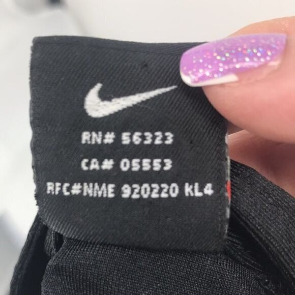 Nike Men's 1/4 Zip Cycling Jersey Black With red Trim - Picture 9 of 9